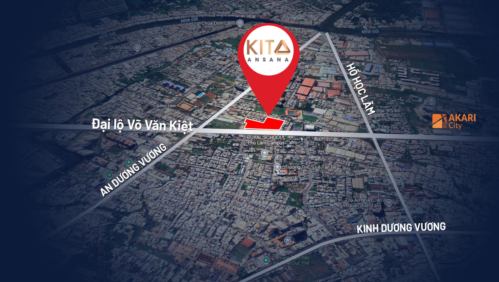 Vị trí dự án Ansana By Kita Tâm điểm kết nối khu Tây TP.HCM